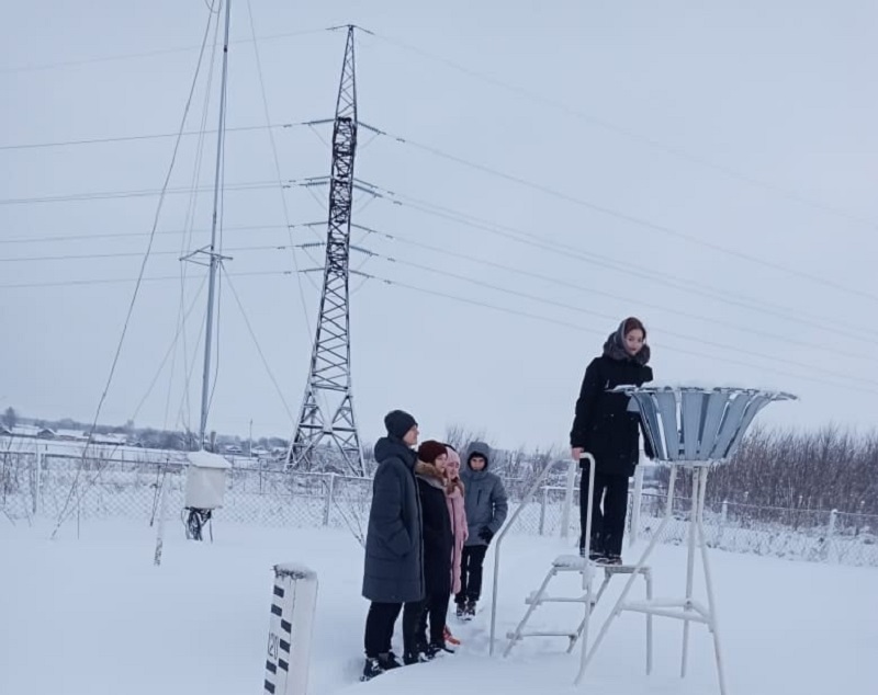 Экскурсия на метеостанцию.